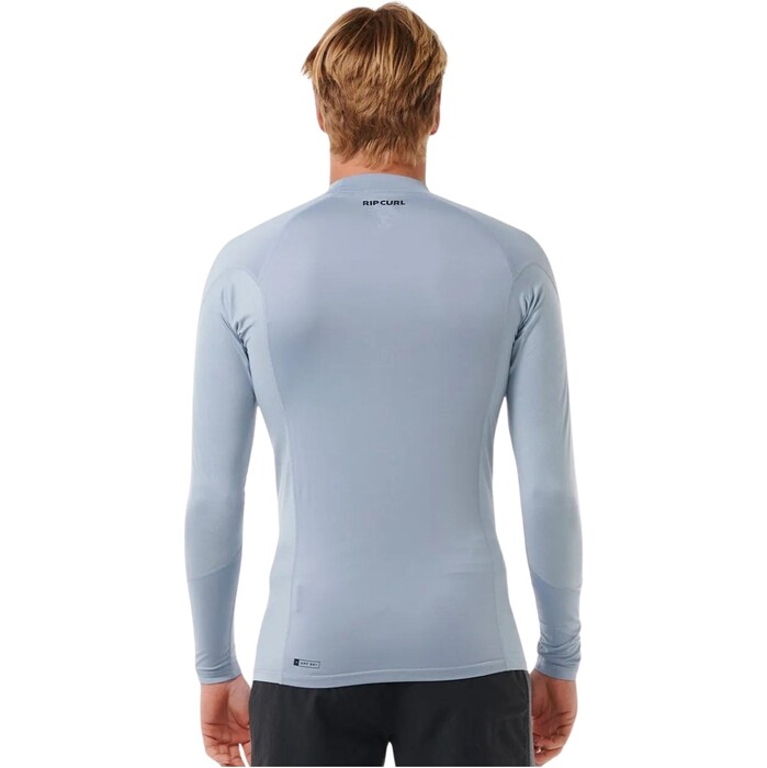 Rip Curl Mnner 2024 Waves UPF Perf Long Sleeve Lycra Weste 141MRV - Sparky Blue